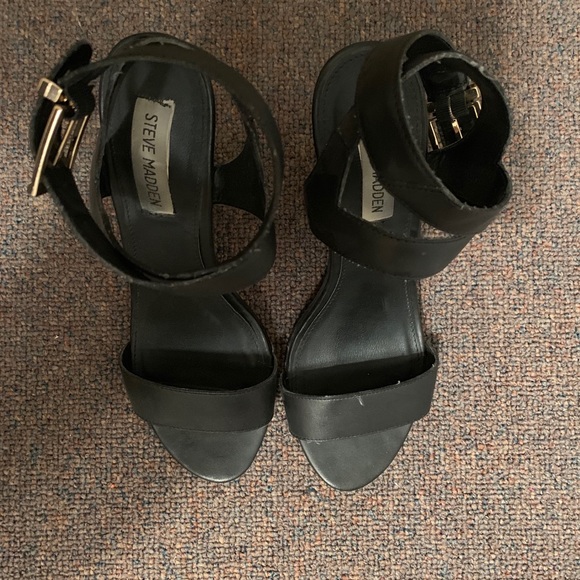 Strap black wedges - Picture 2 of 2